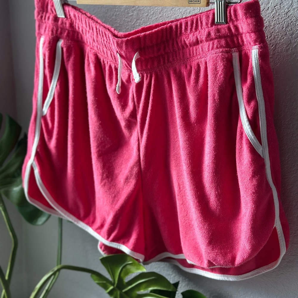 Vibrant Pink Swim cover up Shorts EUC Sz XL
